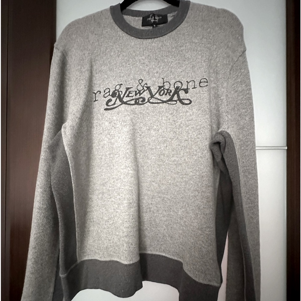 Rag & bone eco wool man’s sweatshirt size large